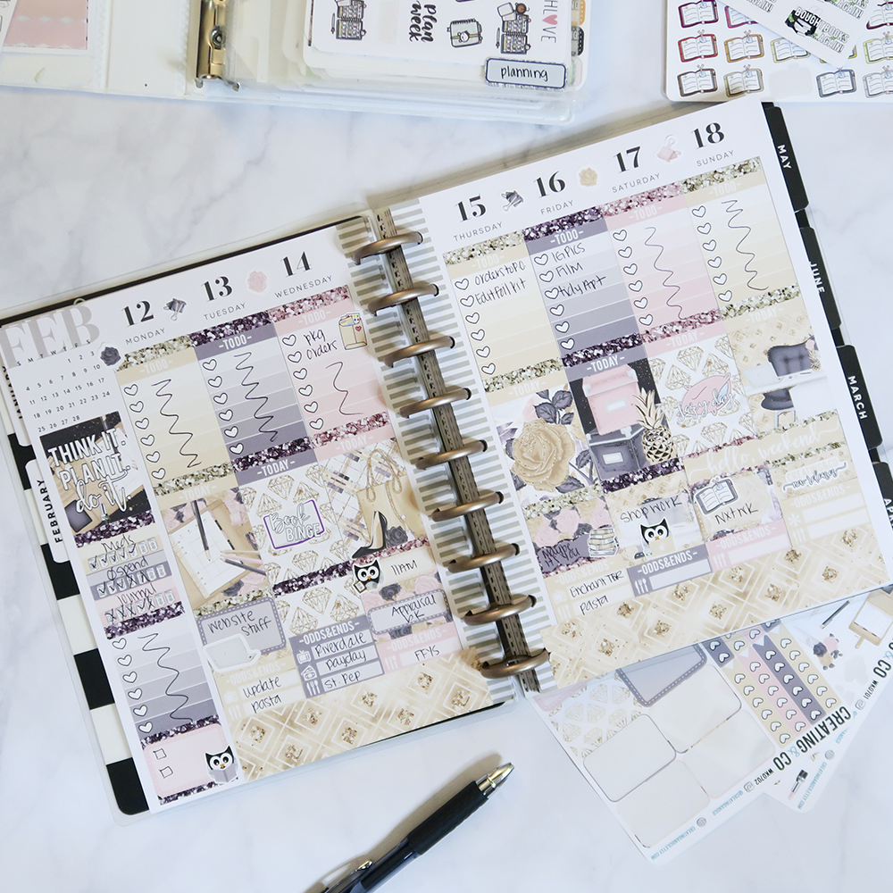 HUGE Erin factory Condren Planner Stickers Lot