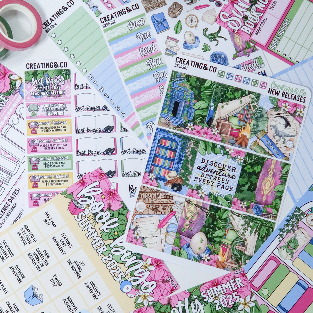 Summer 2025 Reading Challenges: Lost Pages
