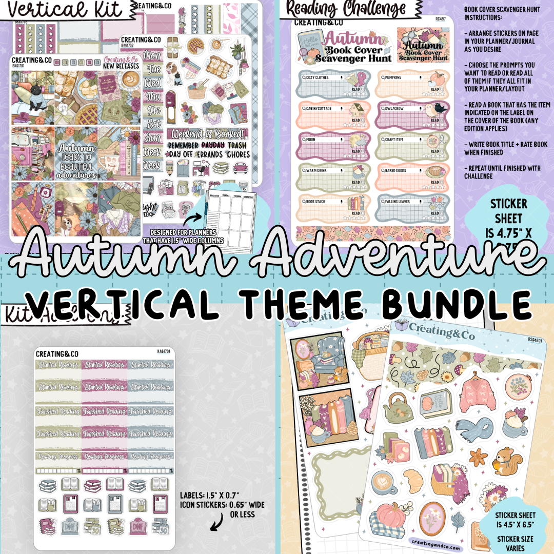 Autumn Adventure Vertical Kit + Challenge + Journal Bundle