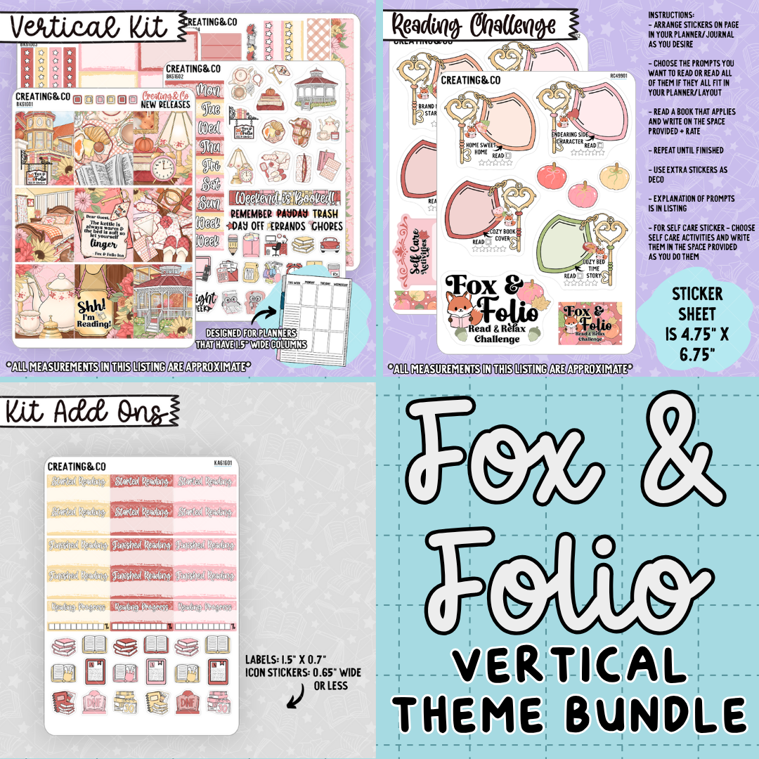 Fox & Folio Vertical Kit + Challenge Bundle