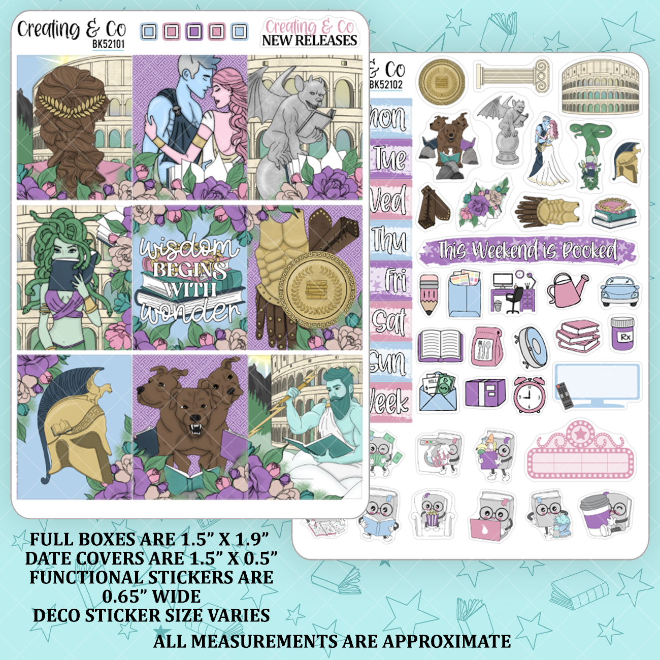 Wonder & Wisdom Weekly Sticker Kit - xBK521