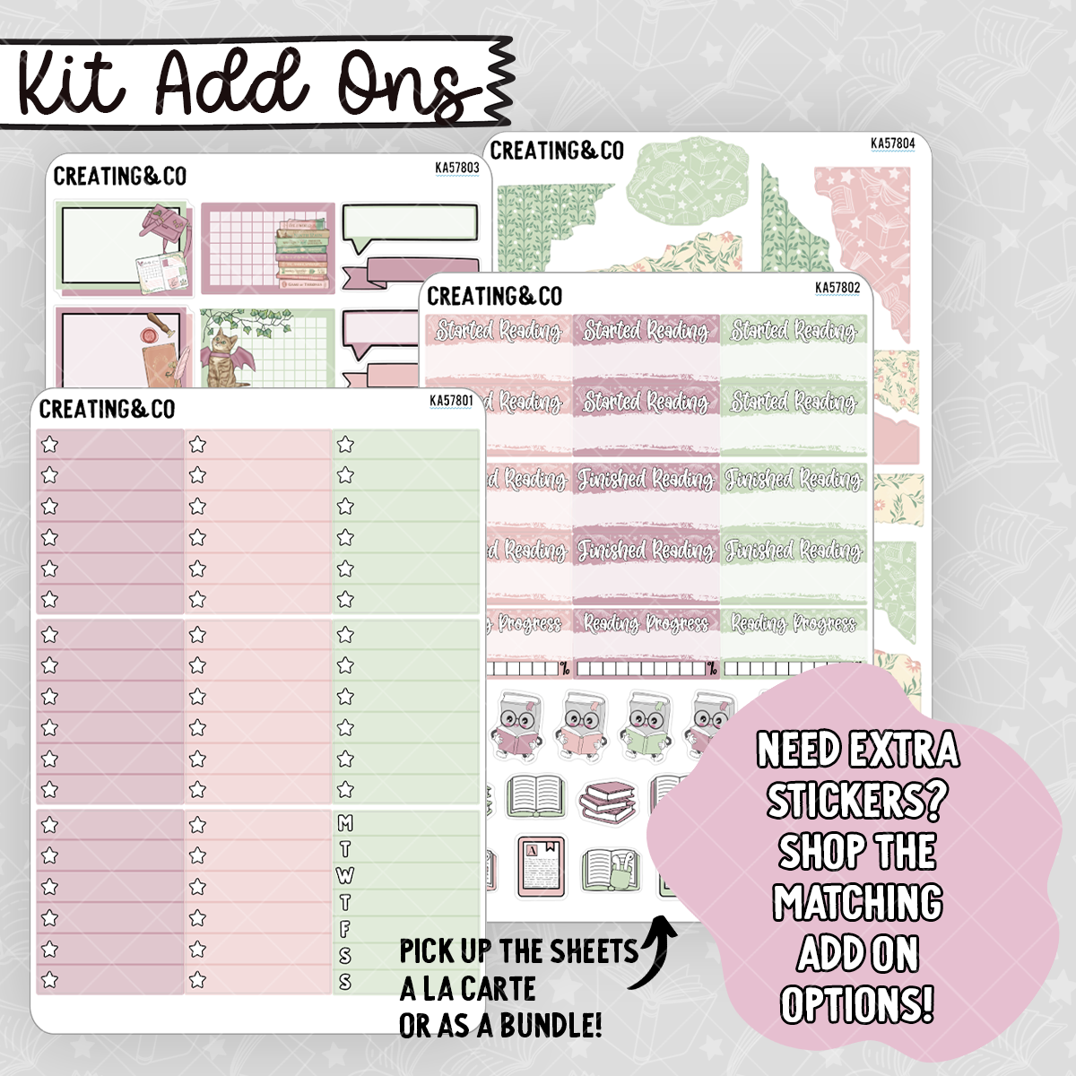 Fantasy Worlds Vertical Weekly Planner Kit - BK578