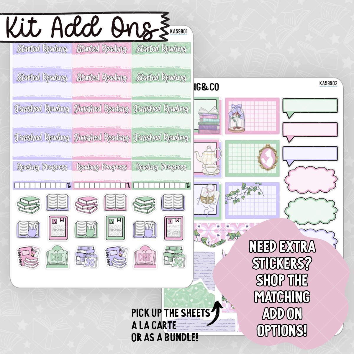 Blossoms & Dreams Vertical Weekly Planner Kit - BK599