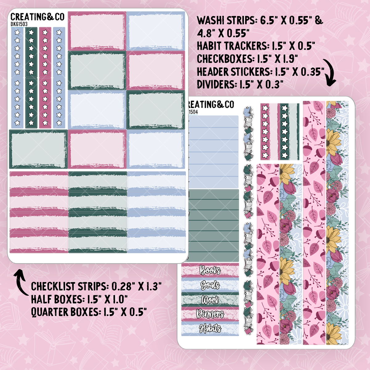 Fae & Folklore Vertical Weekly Planner Kit - BK615
