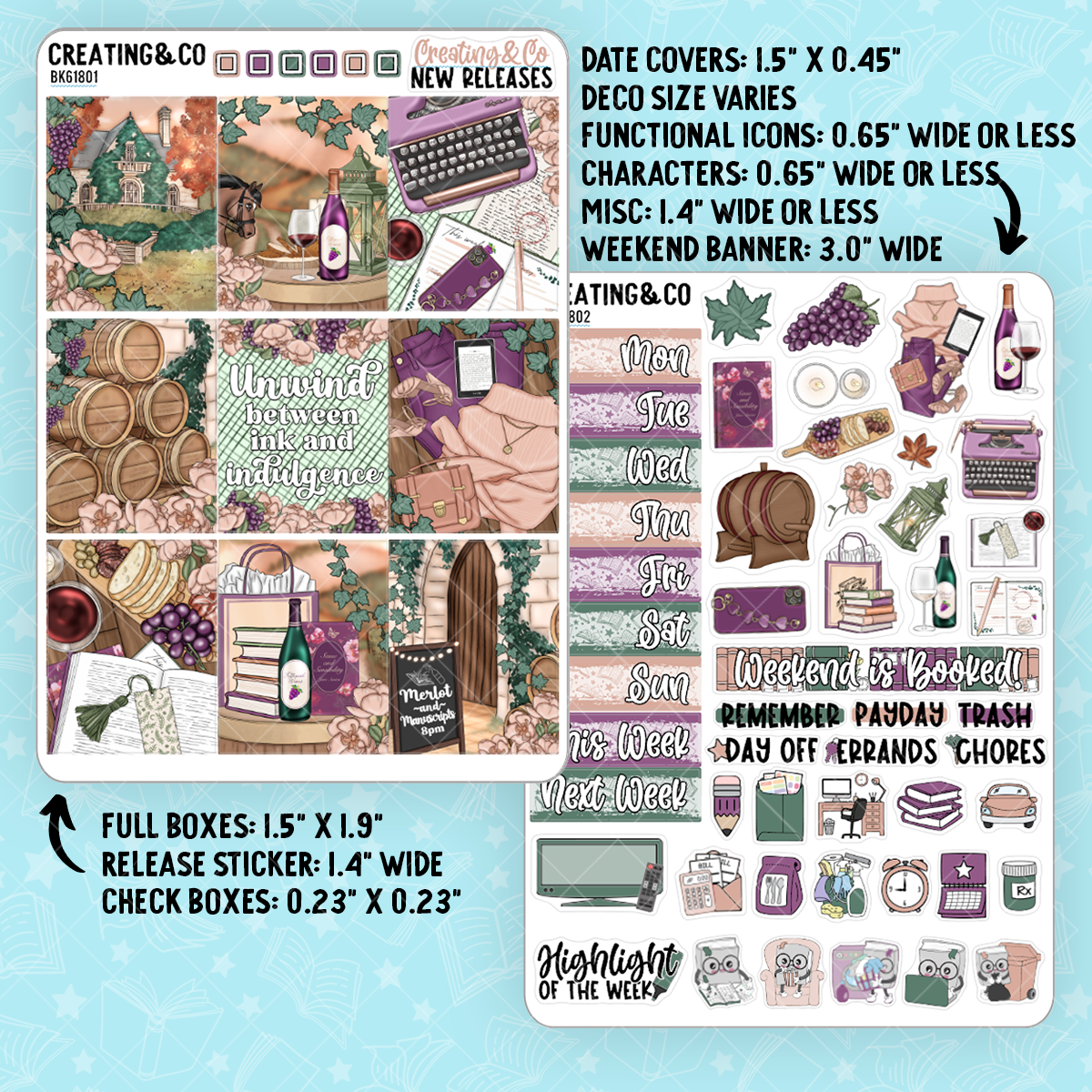 The Story Cellar Vertical Weekly Planner Kit - BK618