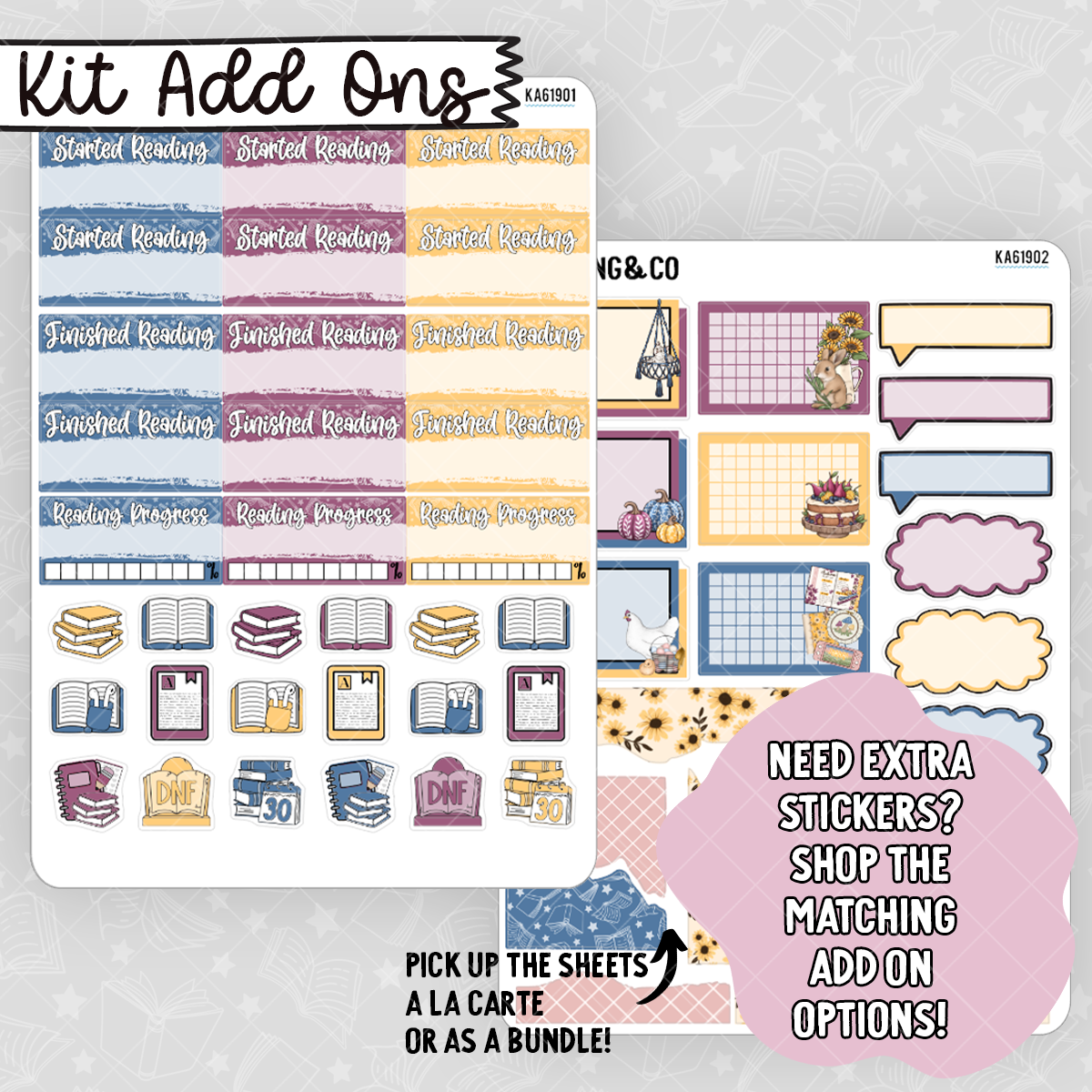Sunflower Cottage Vertical Weekly Planner Kit - BK619
