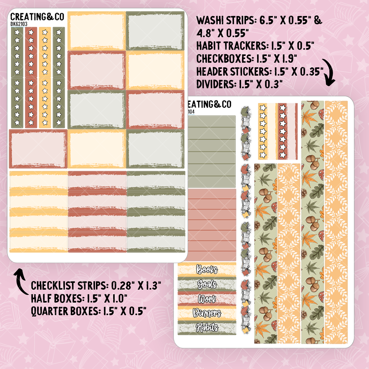 Autumn Stories Vertical Weekly Kit + Challenge Bundle