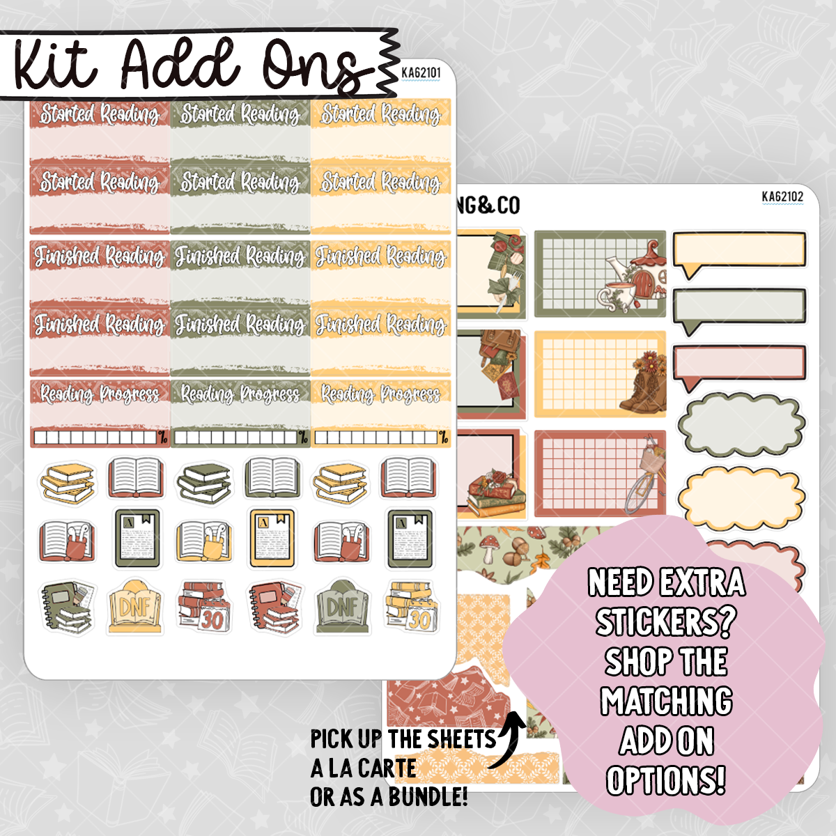 Autumn Stories Vertical Weekly Planner Kit - BK621