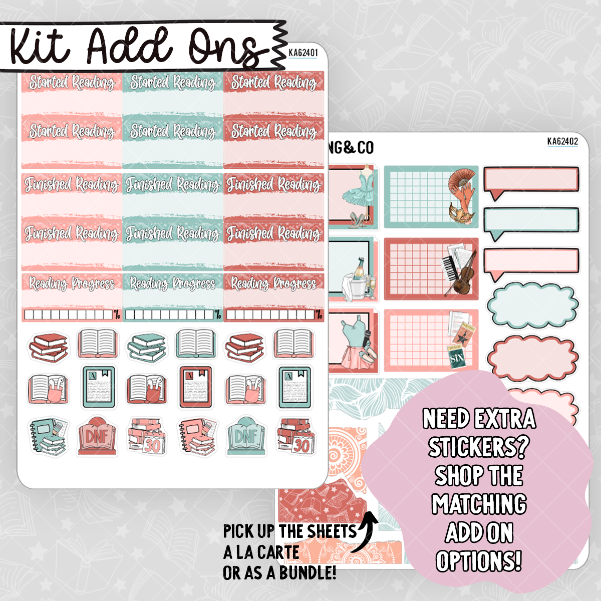 Shimmering Stories Showgirl Vertical Weekly Planner Kit - BK624