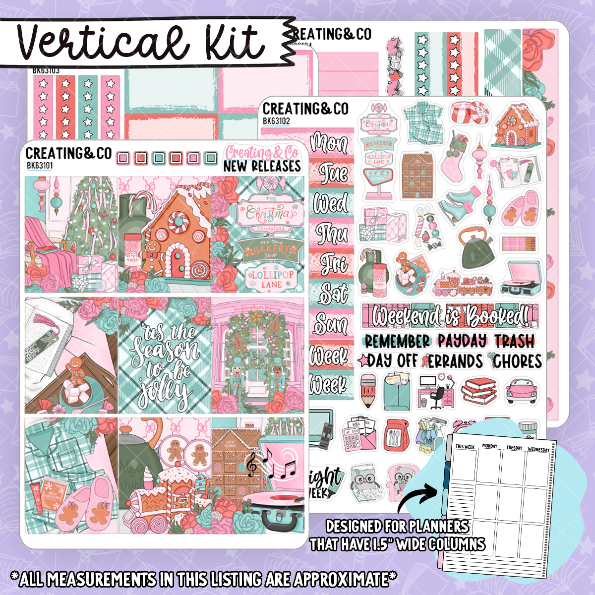 Sugarplum Stories Sweet Christmas Weekly Kit Challenge Bundle