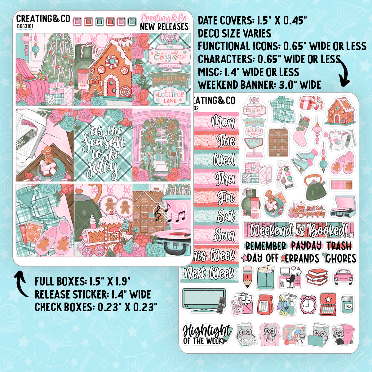 Sugarplum Stories Sweet Christmas Weekly Kit Challenge Bundle