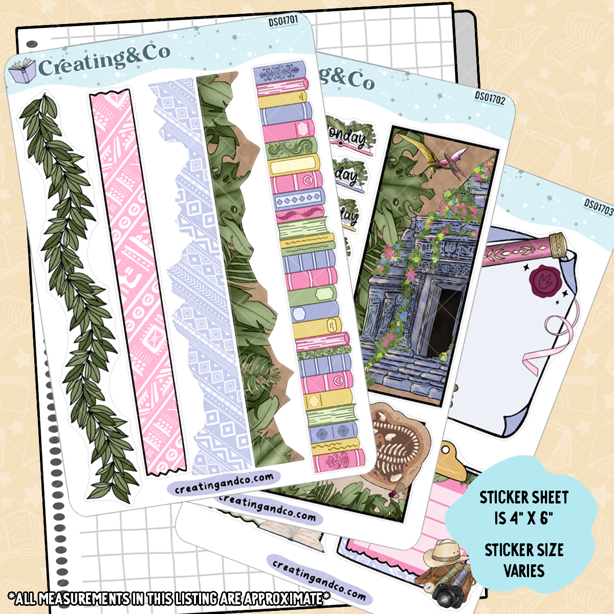 Lost Pages 2025 Summer Reading Challenge Journal Sheet Bundle