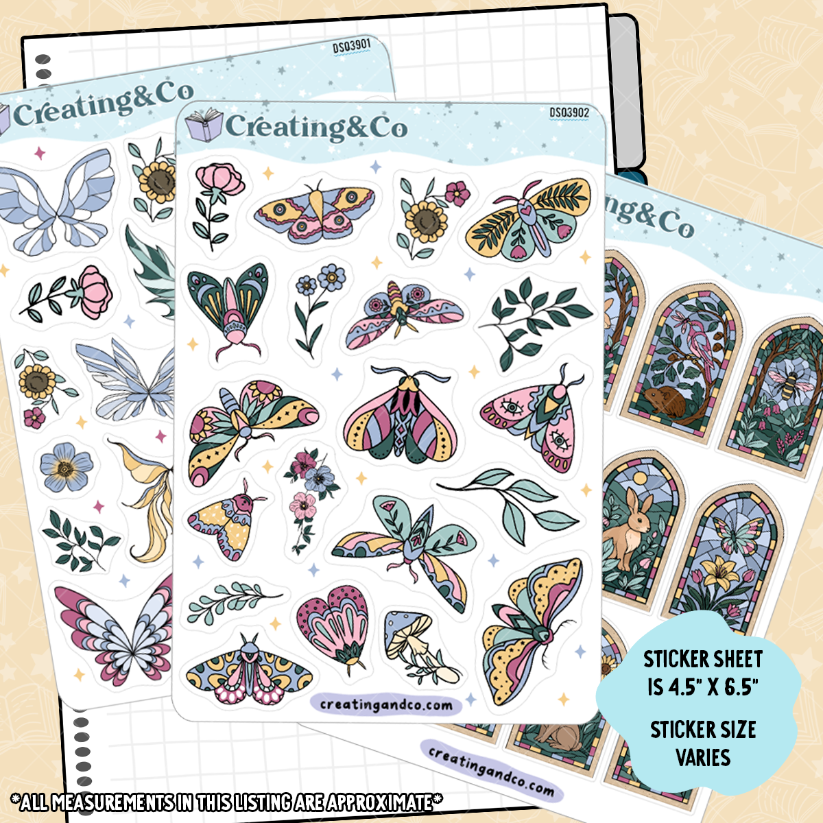 Fae & Folklore Extra Journal Sticker Sheet Set - DS039