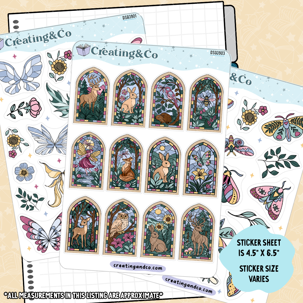 Fae & Folklore Extra Journal Sticker Sheet Set - DS039