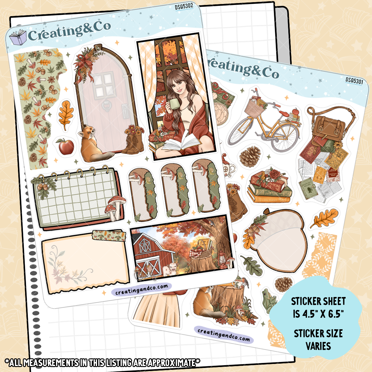Autumn Stories Vertical Weekly Kit + Challenge Bundle