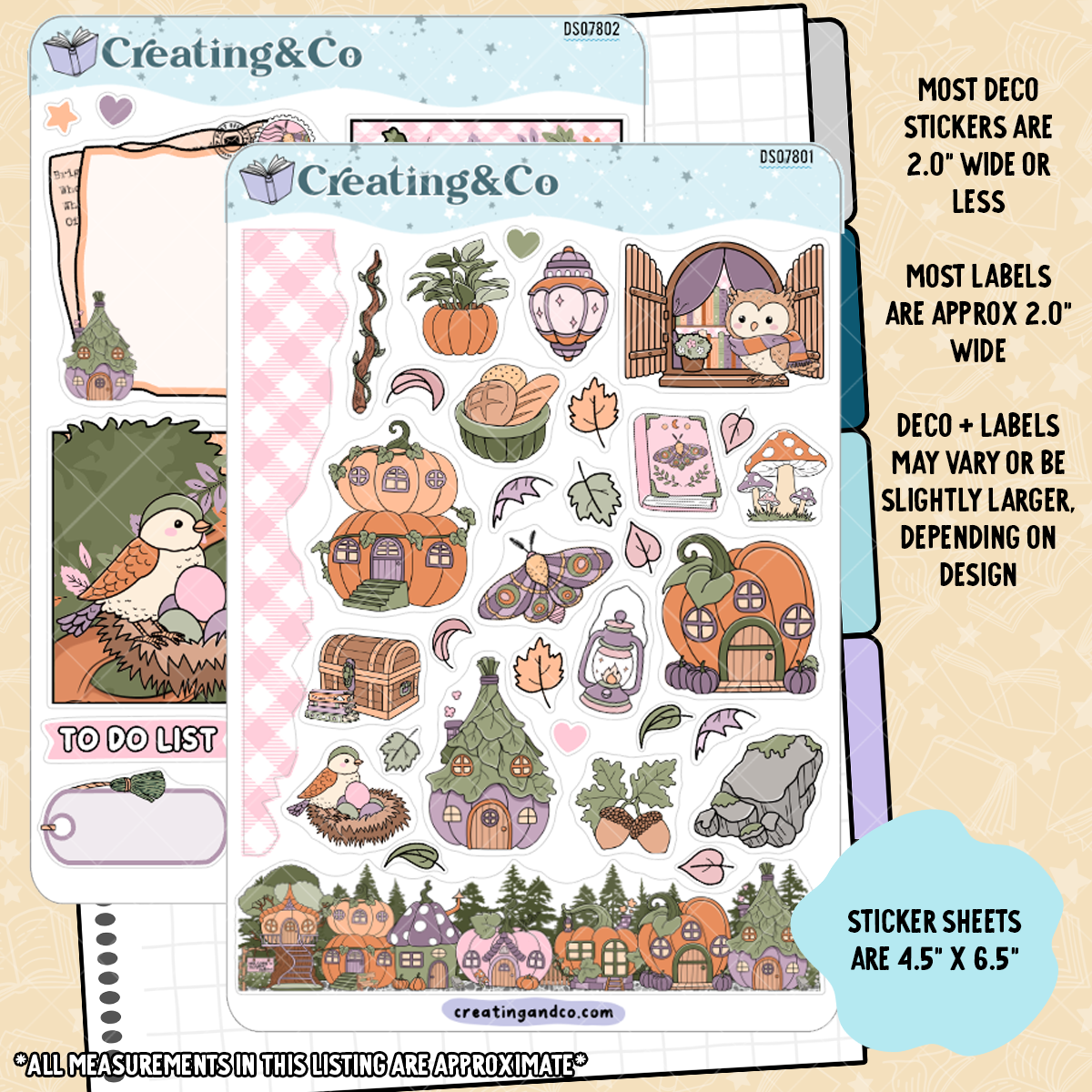 Pumpkin Hollow Cozy Reads Vertical Weekly Kit Bundle