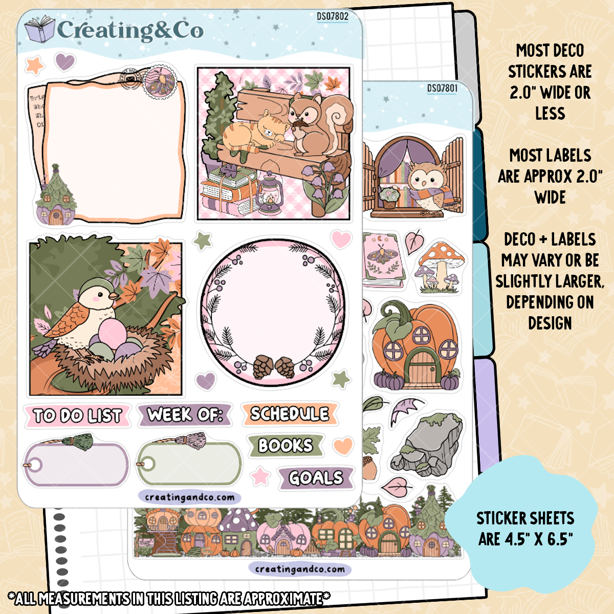 Pumpkin Hollow Cozy Reads Vertical Weekly Kit Bundle