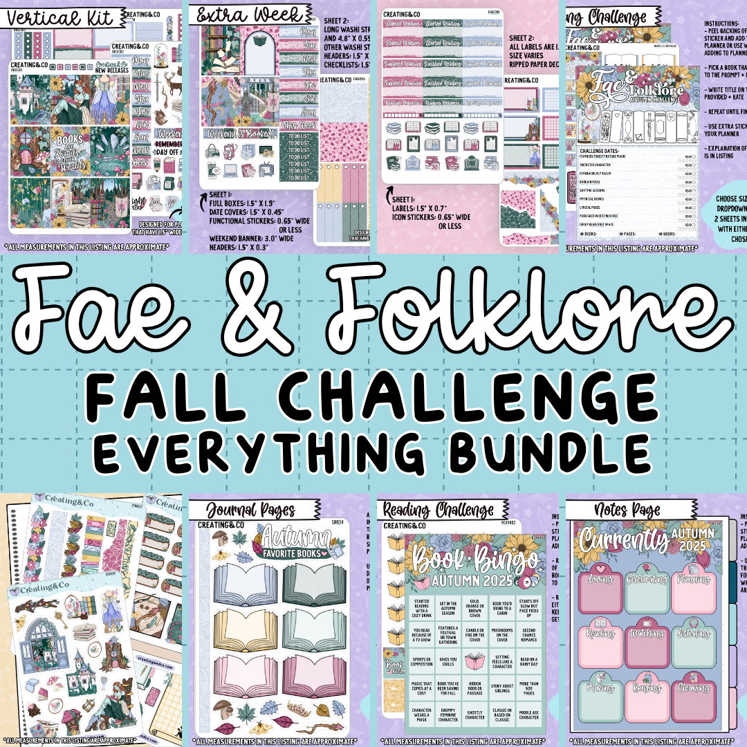 Fae & Folklore 2025 Fall EVERYTHING Bundle aka the Michelle Bundle