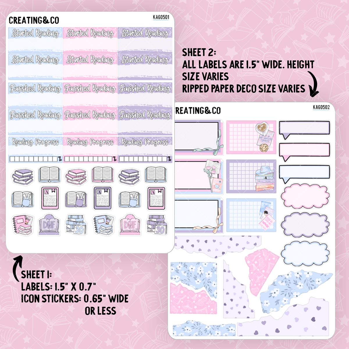 Counting Stories Weekly Kit Add On Sticker Sheets - KA605