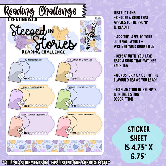 Steeped in Stories Decorative Reading Challenge - RC457