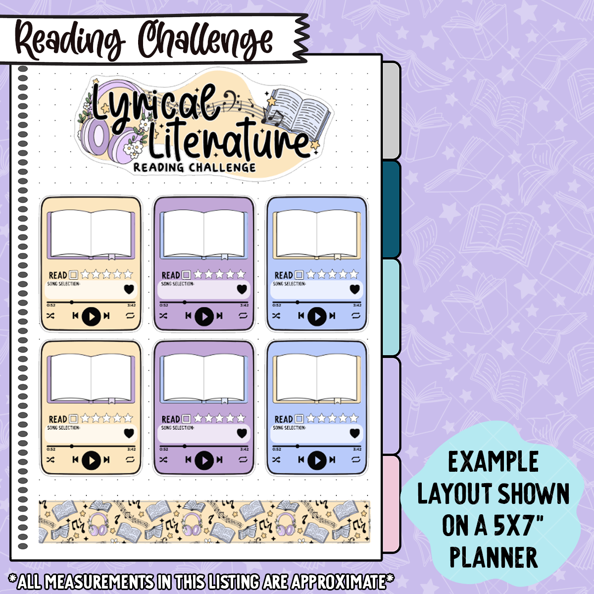 Lyrical Literature Decorative Reading Challenge - RC458