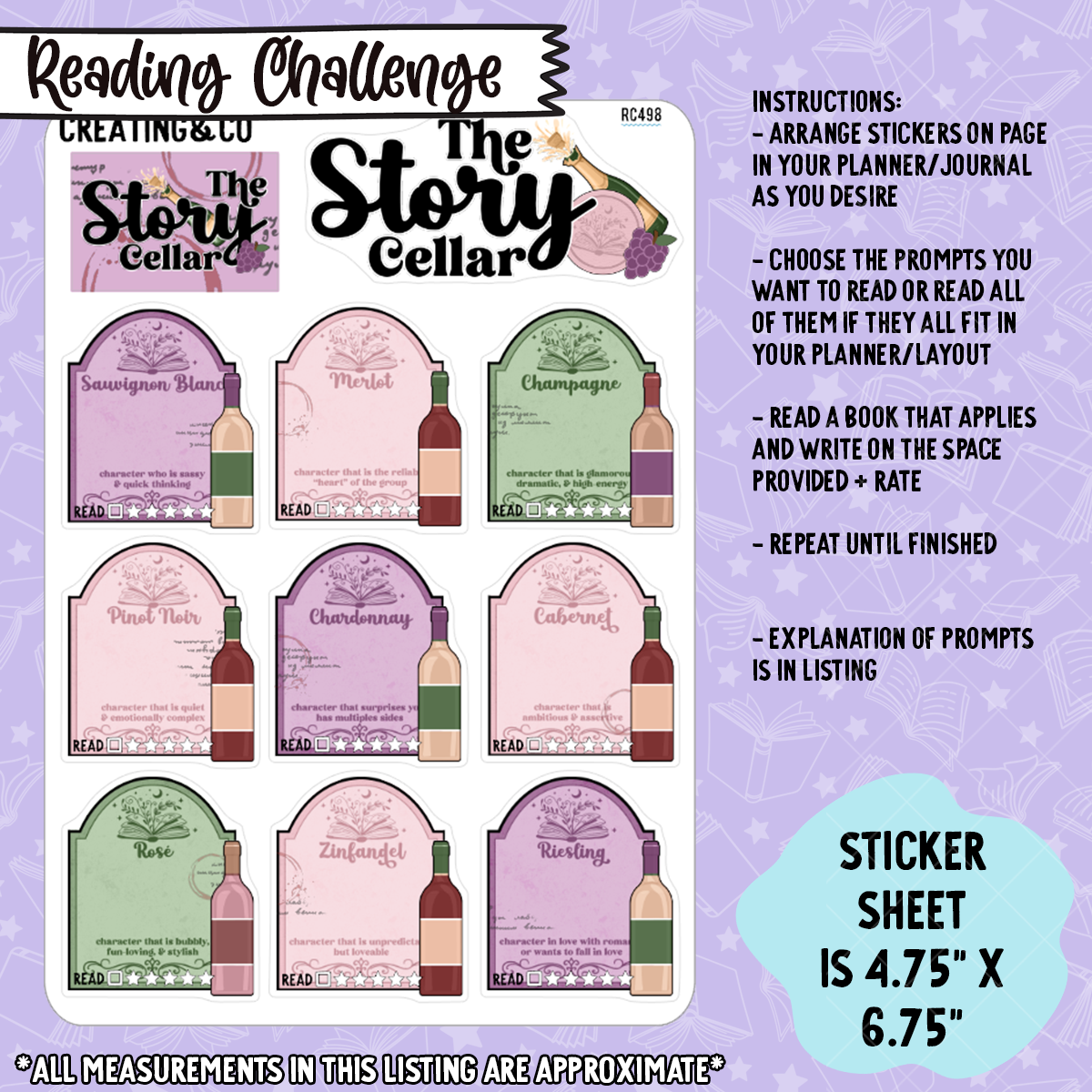 The Story Cellar Hobonichi Kit + Reading Challenge Bundle