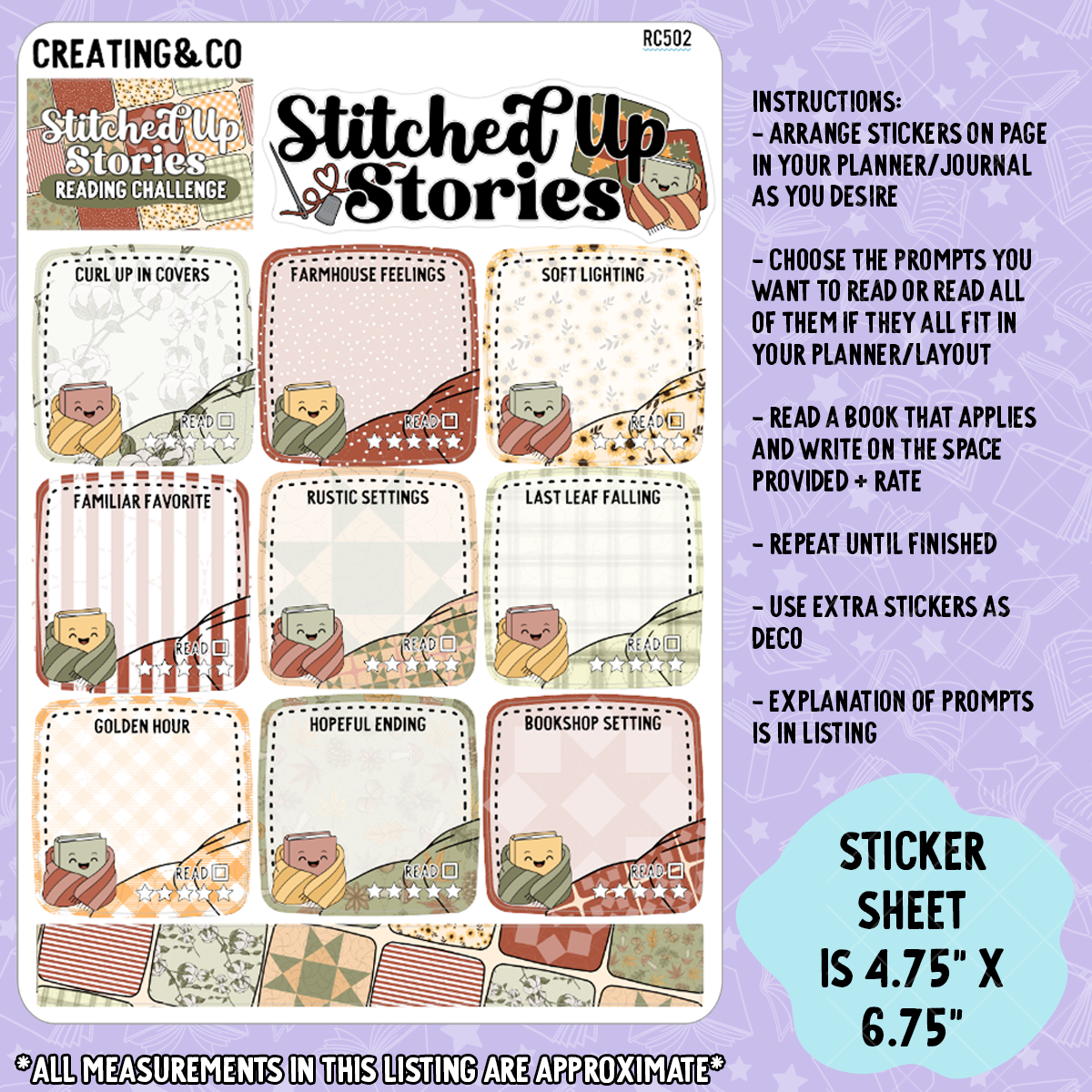 Autumn Stories Vertical Weekly Kit + Challenge Bundle