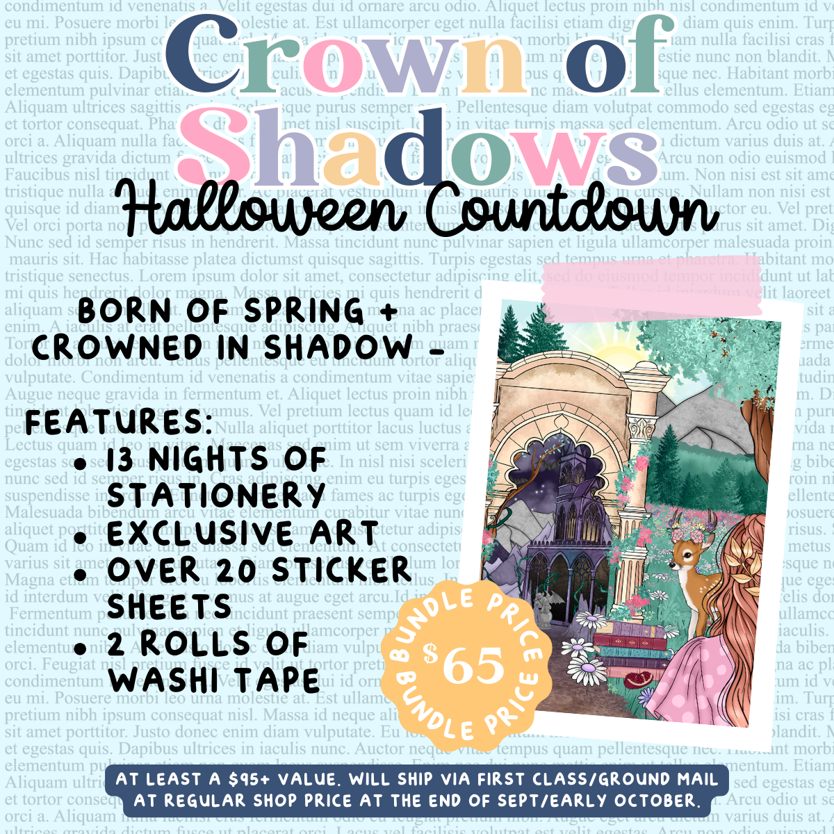 Crown of Shadows - 13 Nights of Halloween Bundle Countdown - PRESALE