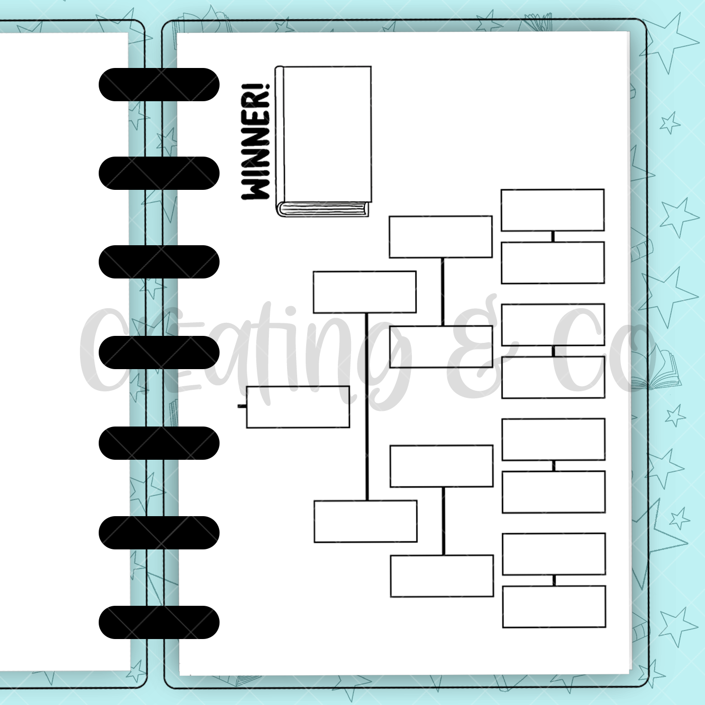 2025 Year Overview Bookish Inserts Build Your Own Book Journal System