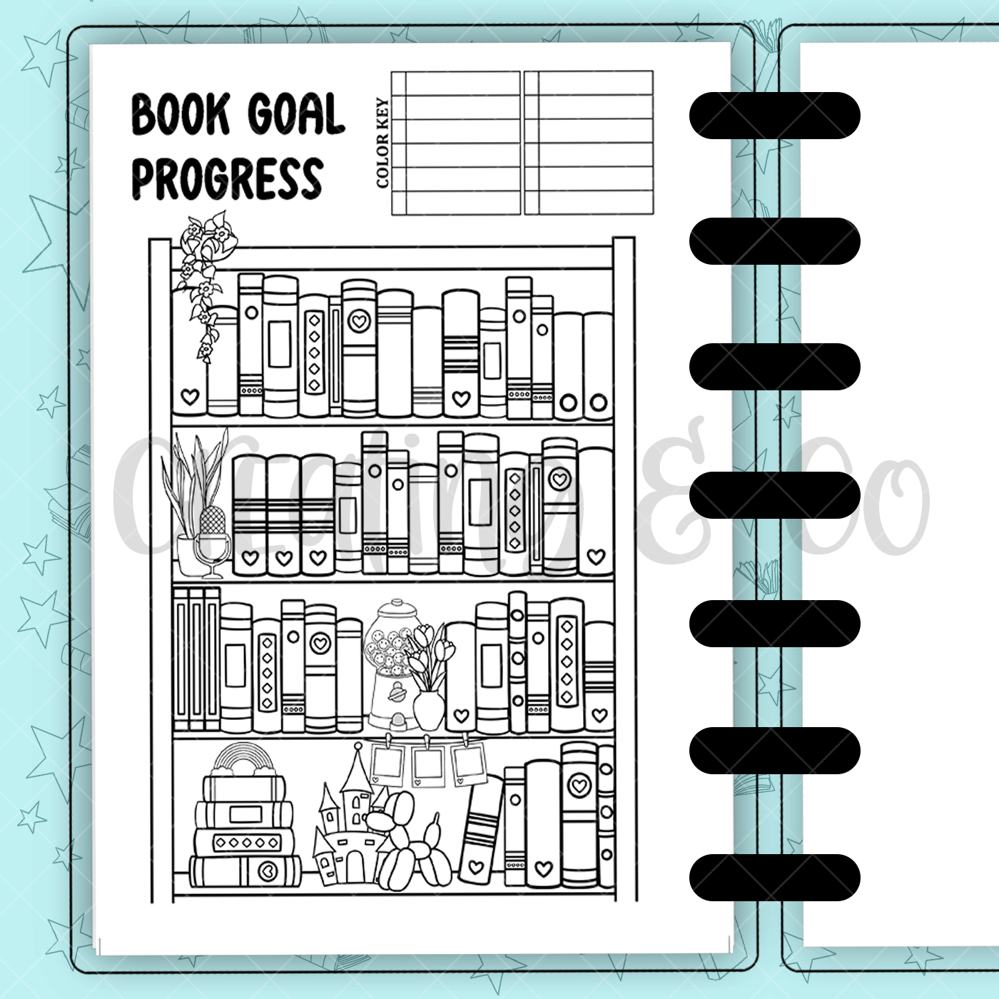 2025 Year Overview Bookish Inserts Build Your Own Book Journal System
