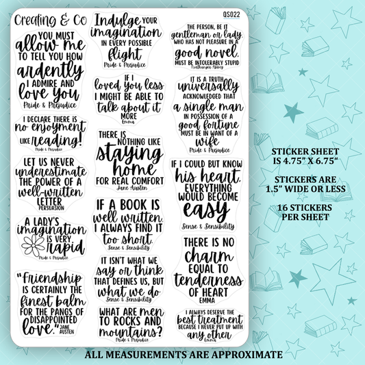 Jane Austen Quotes and Sayings - QS022