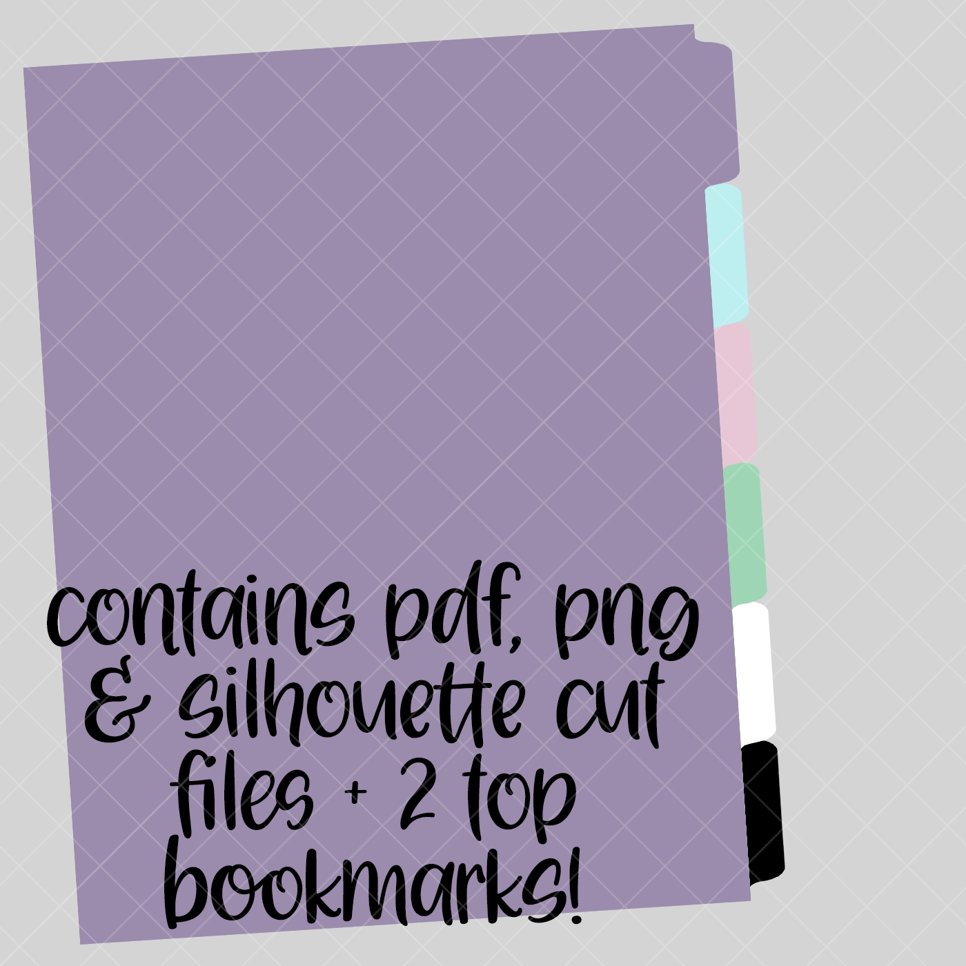 Build Your Own Book Journal, Bujo 6 Tab Dividers PRINTABLE/DOWNLOAD