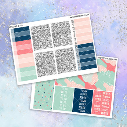 Movie and Chill Printable Weekly Planner Stickers