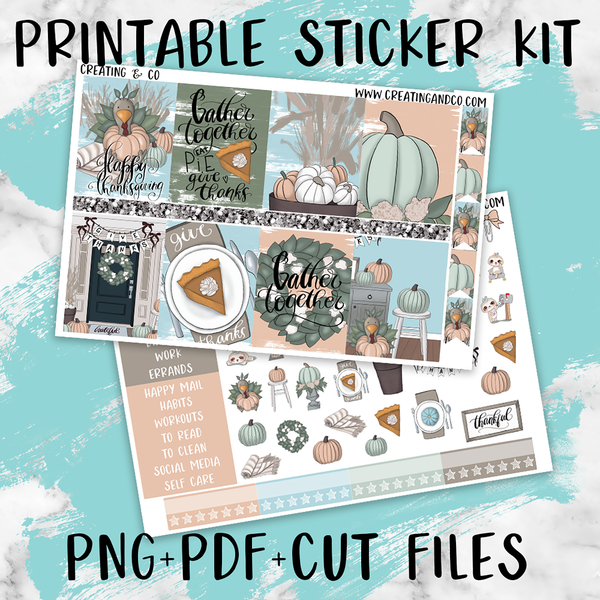 Woodland Witch Printable Weekly Planner Stickers - PK6 – Creating & Co