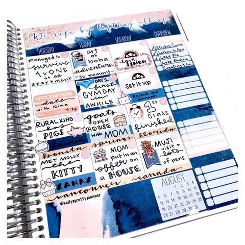 How to Create a Monthly Memory Spread in your Erin Condren Planner