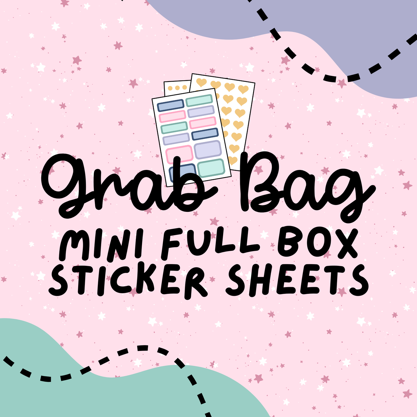 Mini Full Boxes (1.0" wide) Sheet Grab Bag - 5 Sheets