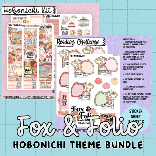 Fox & Folio Hobonichi Kit + Challenge Bundle