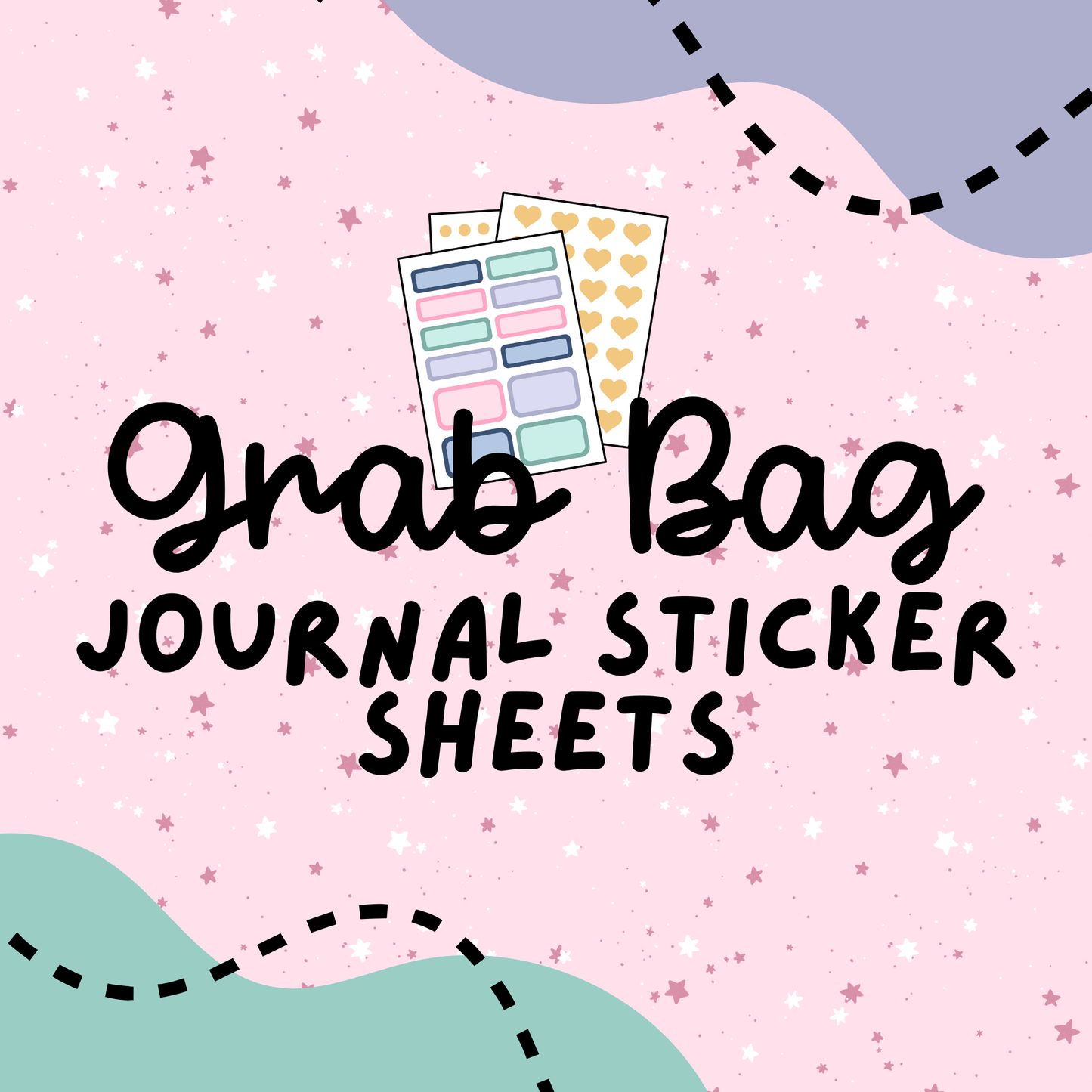 Journal Sticker Sheet Grab Bag - 5 Sheets