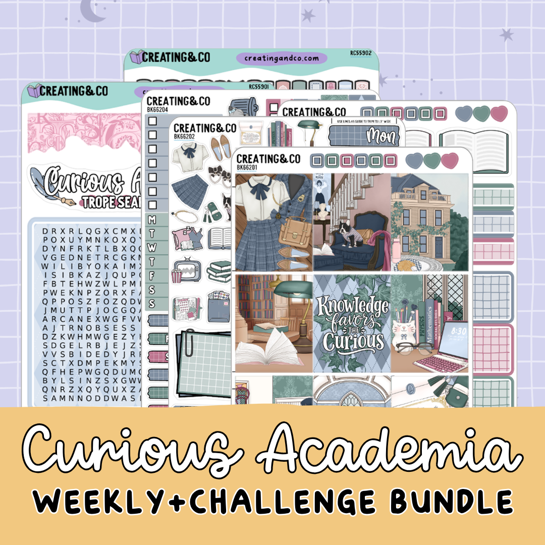 Curious Academia Weekly Kit + Reading Challenge Bundle