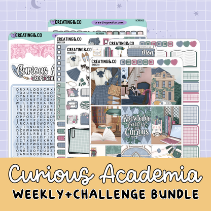 Curious Academia Weekly Kit + Reading Challenge Bundle