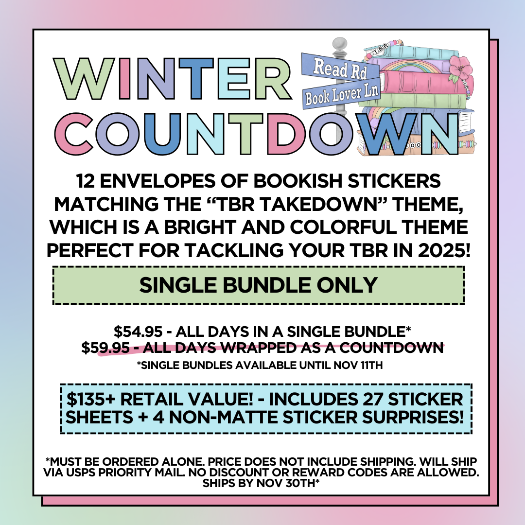 2024 Winter Countdown: TBR Takedown **SINGLE BUNDLE ONLY**