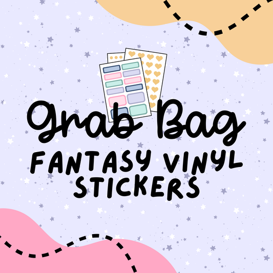 Fantasy Reference Vinyl Grab Bag - 6 Vinyl Stickers