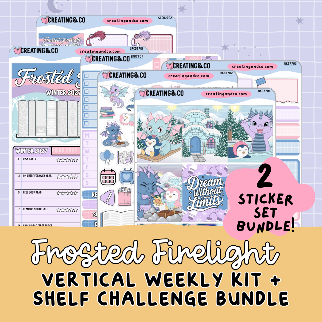 Frosted Firelight Vertical Weekly Kit + Shelf Challenge Bundle