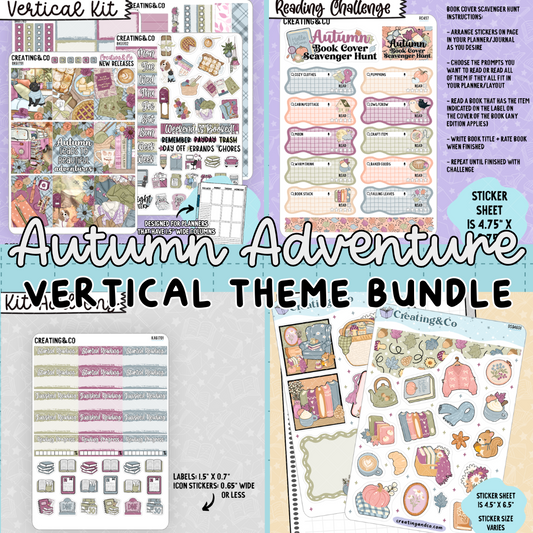 Autumn Adventure Vertical Kit + Challenge + Journal Bundle