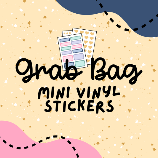 Mini Vinyl Grab Bag - 6 Vinyl Stickers
