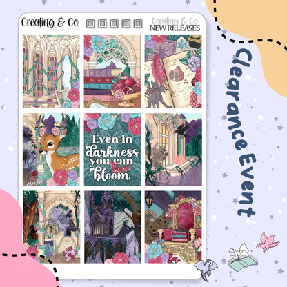 Blooming Darkness *LIMITED* Weekly Sticker Kit -