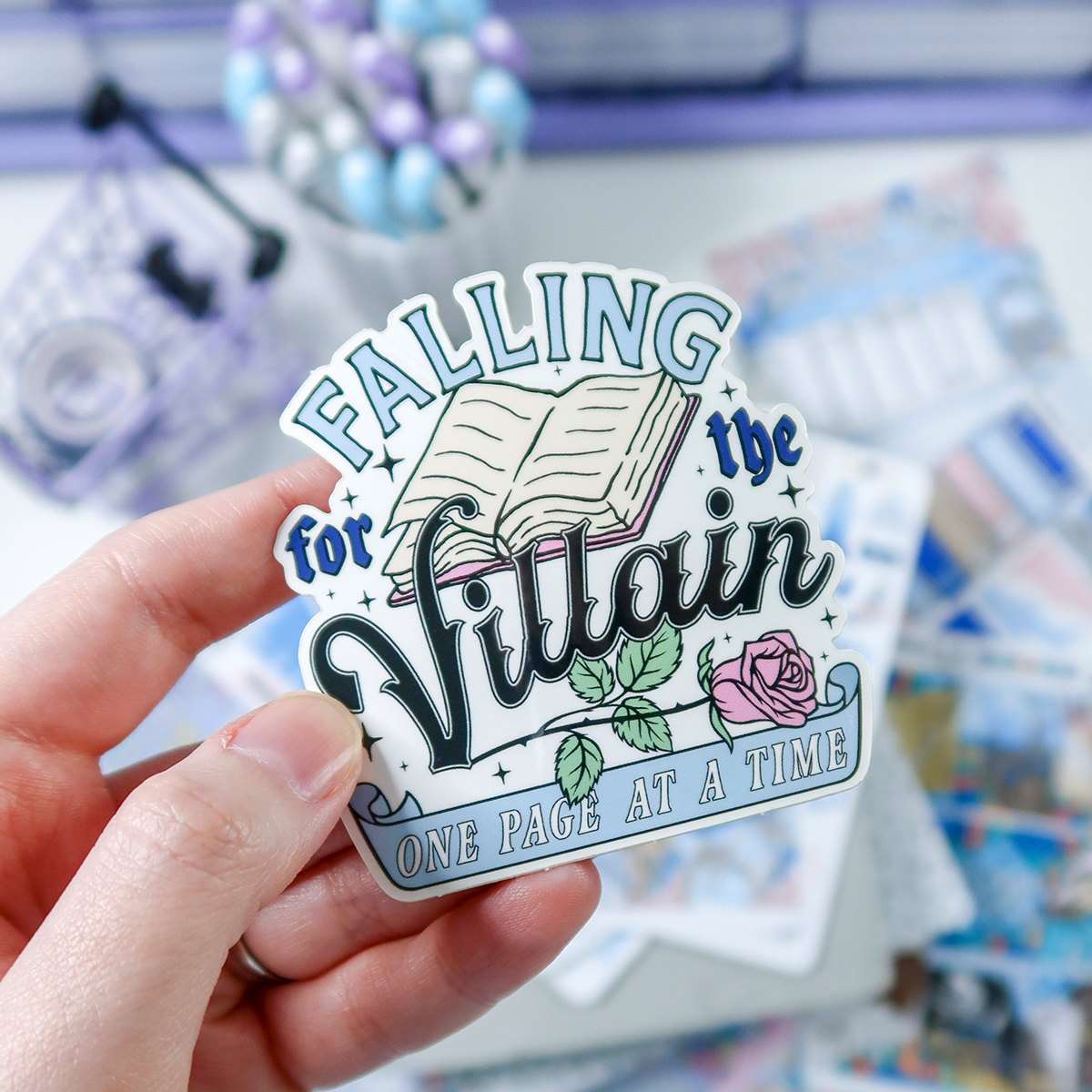 Falling for the Villain Vinyl Die Cut Sticker - FFVVS