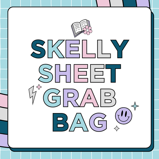 Skelly Sticker Sheets Grab Bag - 5 Sheets per Bag - SSBG