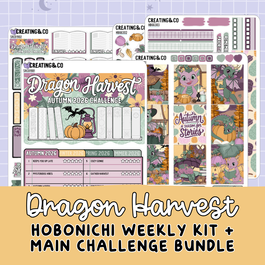 Dragon Harvest Hobonichi Weekly Kit + Main Challenge Bundle
