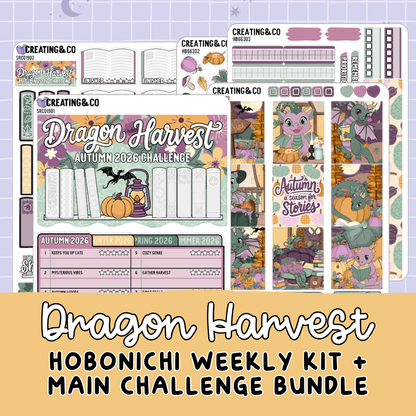 Dragon Harvest Hobonichi Weekly Kit + Main Challenge Bundle